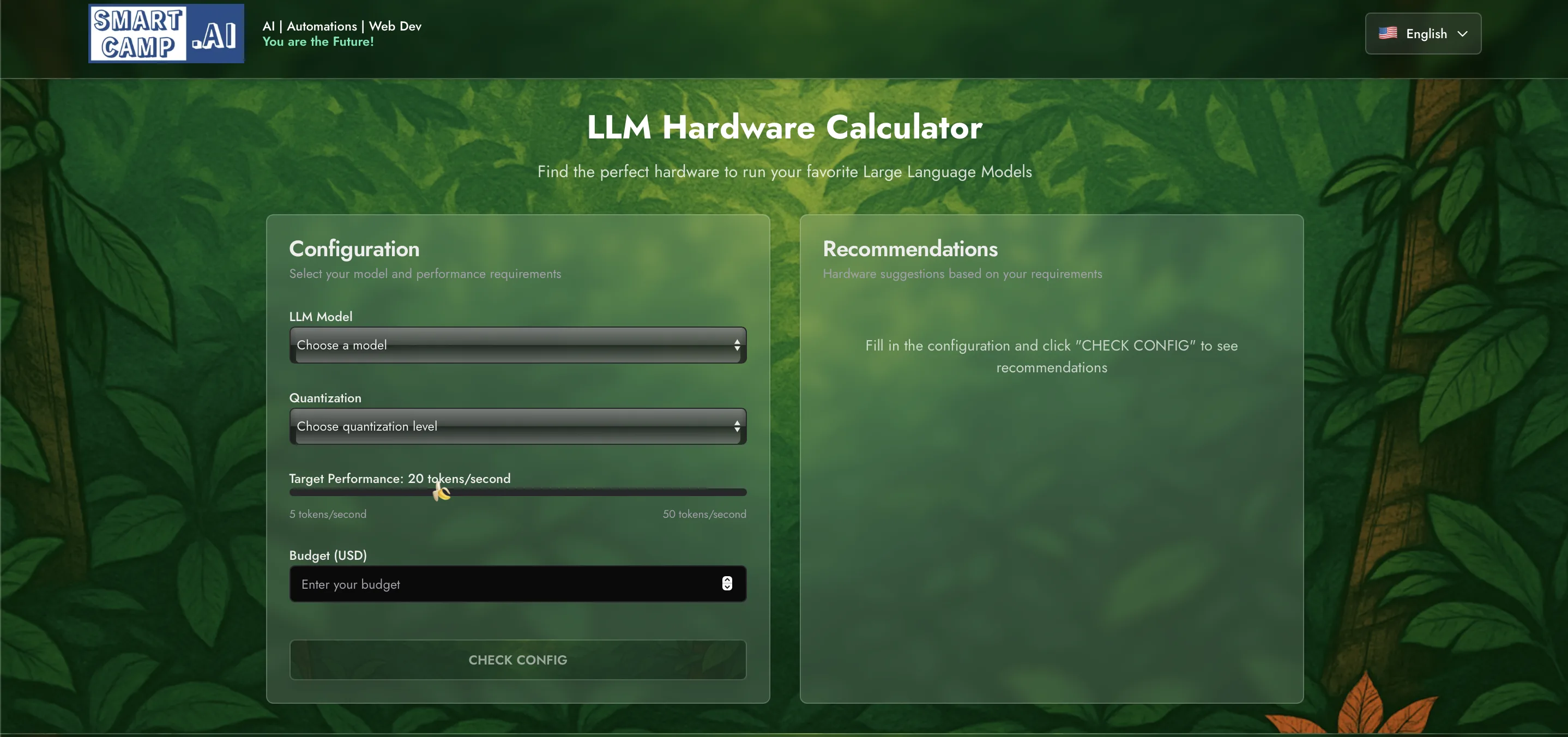 LLM Calc screenshot